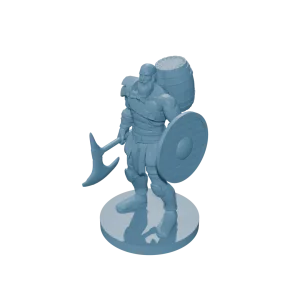 Barbarian with Beer Barrel on his back