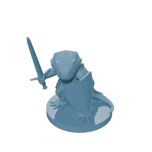 Bearded Dragonborn Fighter frame