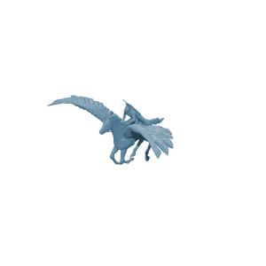 Dragonborn Ranger on Pegasus