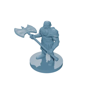 Dwarf Barbarian w Great Axe