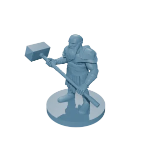 Dwarf Barbarian W Maul