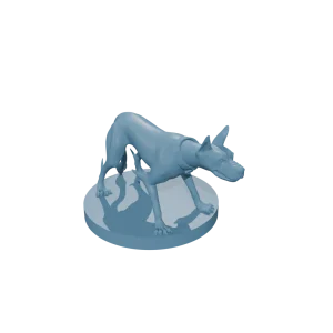 Blink Dog growling