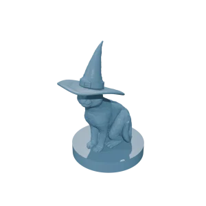 Cat with Witch Hat