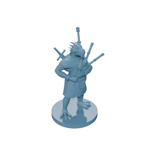 Dragonborn Bard w Bagpipes 2