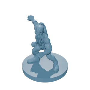 Dwarf Improvised Weapon Fighter no chair