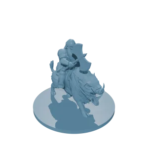 Dwarf Fighter on Boar Mount