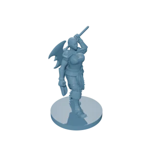 Female Human Barbarian BALD