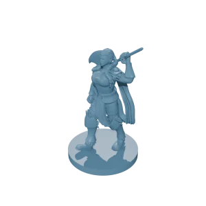 Female Human Barbarian less wind