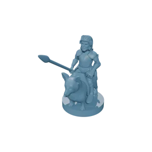 Halfling Cavalier with Corgi