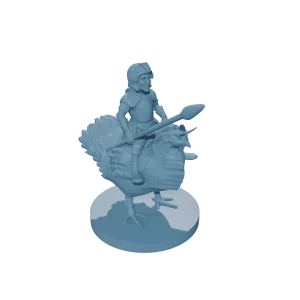 Halfling Cavalier with War Chicken