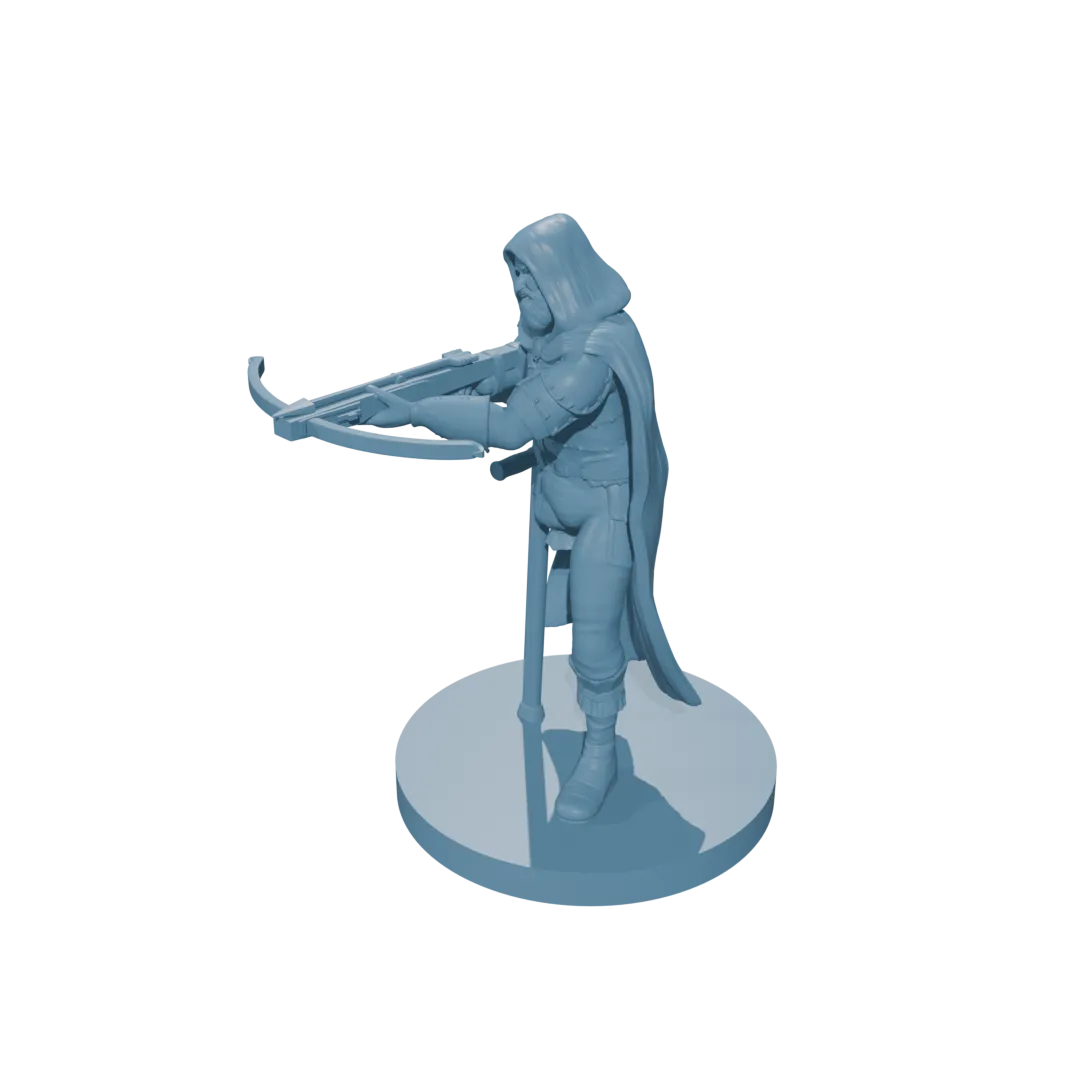 Human Ranger 11 w one leg n Crossbow Crutch - Image 2