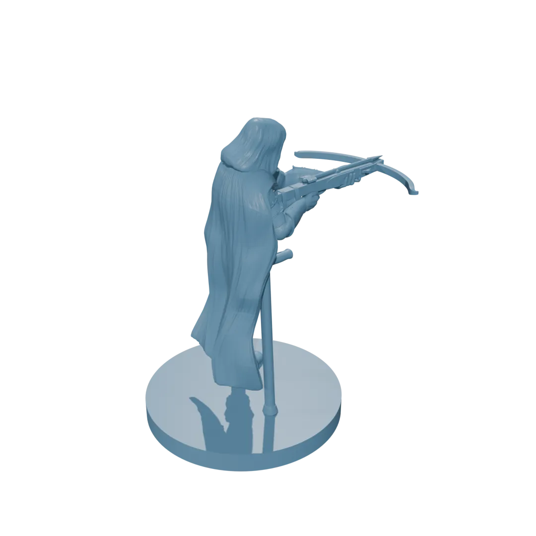 Human Ranger 11 w one leg n Crossbow Crutch - Image 4