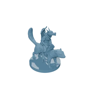 Kobold Ranger on Dire Weasel