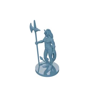Tiefling Female Barbarian.